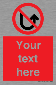 Custom prohibition No u turns